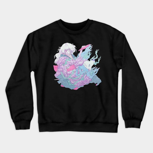 yokai kimono Crewneck Sweatshirt by beachghost